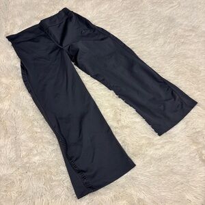 ADIDAS CLIMALITE Womens Stretch Pull On Athletic Cropped Studded Leggings Med